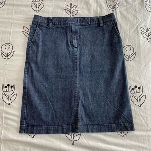 Talbots Denim Skirt